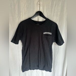 Screvvface - Men's Black Pocket T‑Shirt